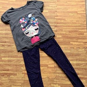 Girls Gymboree matching set